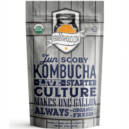 Live USDA Certified Organic SCOBY - Make Your Own Kombucha