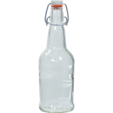 500 mL Flint EZ Cap Swing Top Bottles (Case of 12)