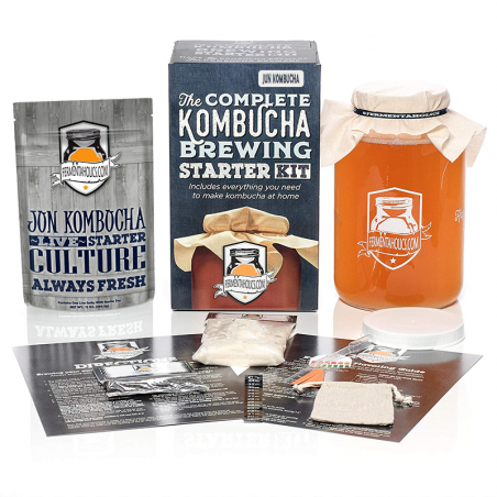 The Complete USDA Certified Organic Jun Kombucha Brewing Starter Kit
