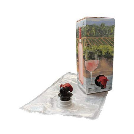 1.5L Rosé Bag-In-Box Kits  (3 pack of 1.5L White Wine Bags & Boxes)