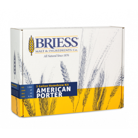 BRIESS Better Brewing American Porter 5 Gallon Homebrew Recipe & Ingredients Kit