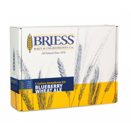Blueberry Wheat Ale 5 Gallon Beer Recipe Kit