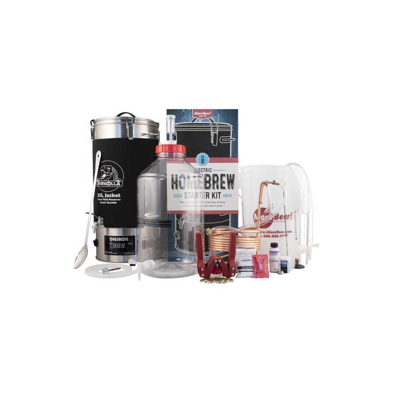 Premium Home Brew Starter Kit - 2 Recipes Included