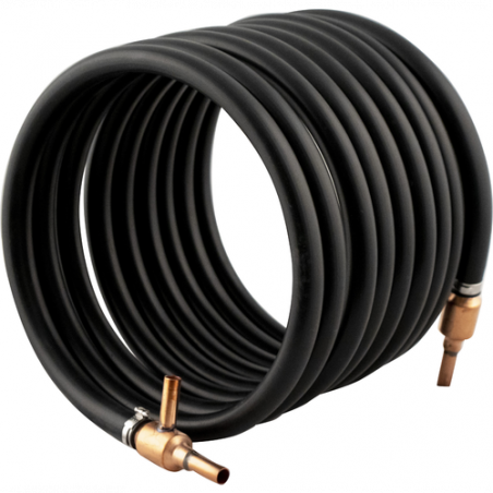 Wort Chiller - Copper Counterflow Chiller (with 3/8 in. Barbs)