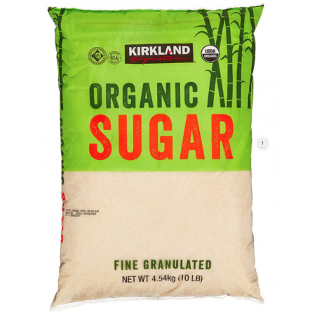 Kirkland Signature Organic Cane Sugar, 10 lbs