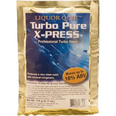 Liquor Quik Turbo Pure X-Press Professional Turbo Yeast