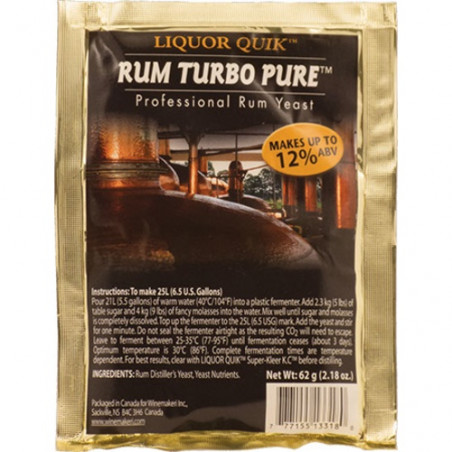 Liquor Quik RUM TURBO PURE Professional Rum Yeast