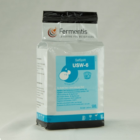 Fermentis SafSpirit USW-6 Active Dry Yeast