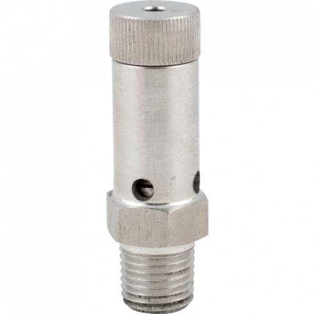 Adjustable Stainless Gas Pressure Relief - 1/4 in. MPT