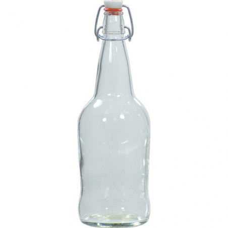 1 L Flint EZ Cap Swing Top Bottles (Case of 12)
