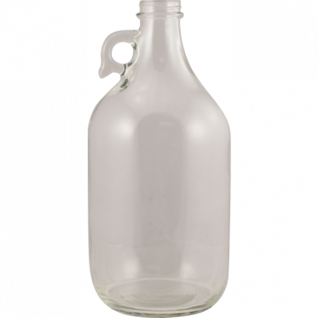 Glass Bottles - 1/2 Gallon Flint Jug with Handle