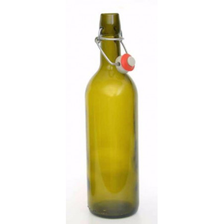 750 mL Green EZ Cap Wine Bottles (Case of 12)