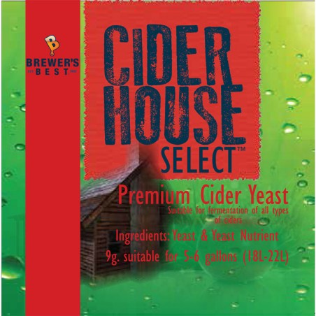 Cider House Select Premium Active Dried Cider Yeast with Nutrients Included