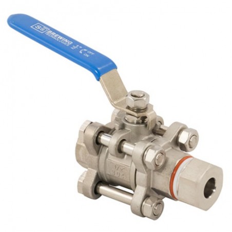 Ball Valve for Ss BrewTech Brewing Kettles - 1/2 in.