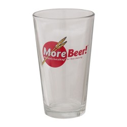 MoreBeer! Pint Glass - 16 oz.