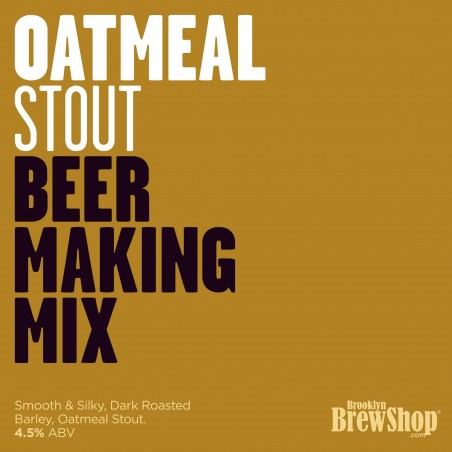 Oatmeal Stout 1 Gallon (3.8 L) Beer Recipe Kit