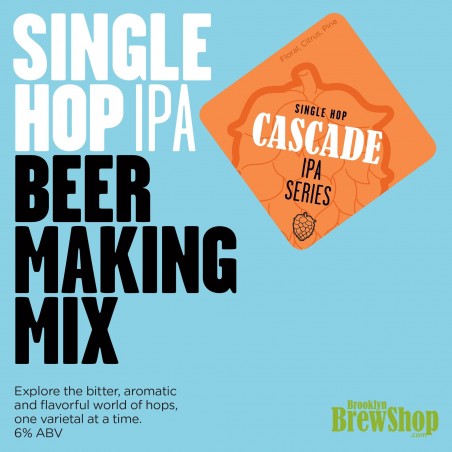 Cascade Single Hop IPA 1 Gallon (3.8 L) Beer Recipe Kit