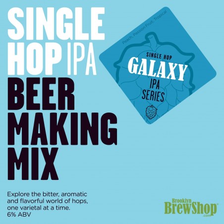Galaxy Single Hop IPA 1 Gallon (3.8 L) Beer Recipe Kit
