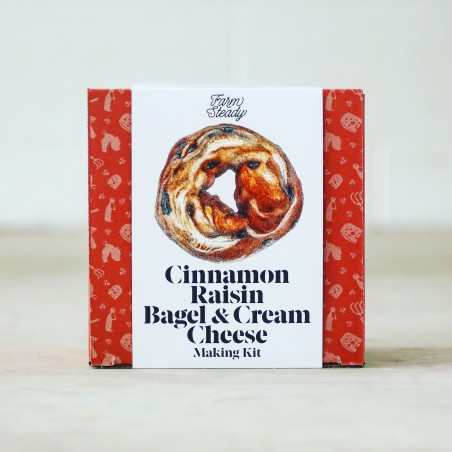 Cinnamon Raisin Bagel & Cream Cheese Making Kit