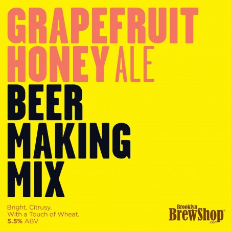 Grapefruit Honey Ale 1 Gallon (3.8 L) Beer Recipe Kit