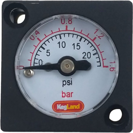 Mini Pressure Gauge 0-23 PSI (0-1.5 BAR)