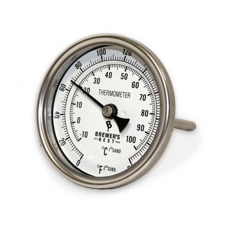 Brewer's Best Kettle Thermometer 3" Dial and 4" Probe