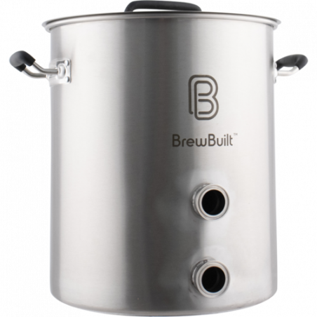 BrewBuilt Brewing Kettle with Tri-Clamp Fittings - ­ 10 Gallon