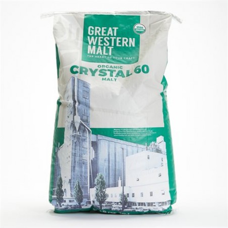 Great Western Malting Crystal 60 Malt - Organic