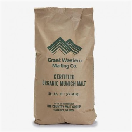 Great Western Malting Munich Malt - Organic