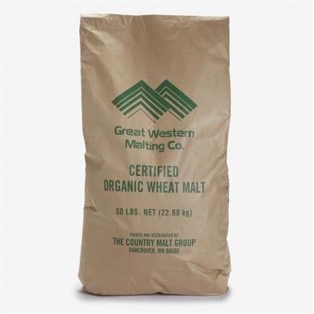 Great Western Malting White Wheat Malt - Organic