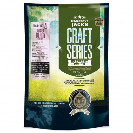 Mangrove Jack's 6 gal Premium Cider Brewery Pouch - Recipe No. 4 (Mixed Berry Cider)