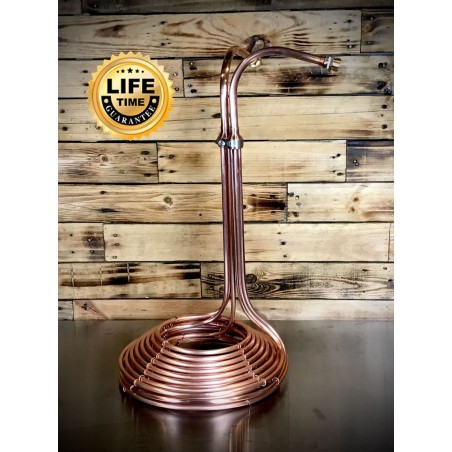 JaDeD King Cobra Copper Immersion Chiller - Optimized for Stock Pot Brewing
