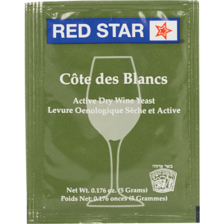 Côte des Blancs Active Dry Wine Yeast - 5 g