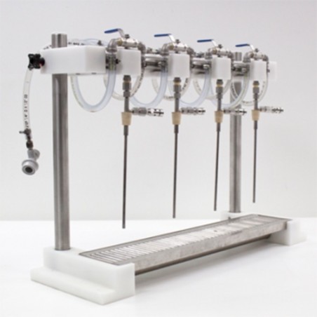 Micro Filling Systems 4 Head Counter Pressure Bottle Filler