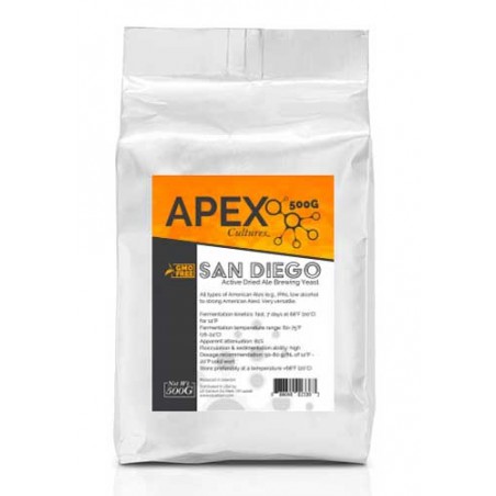 Apex Cultures 500G San Diego (Pacific Ale) - Dry Brewing Yeast