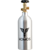 KOMOS Aluminum 2.5 lb CO2 Tank