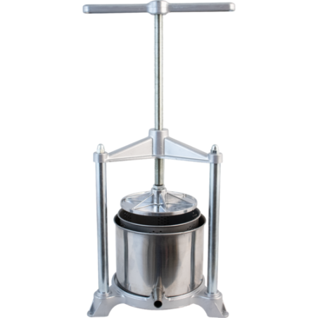 Medium Food Press | Fruit | Cheese | Butter | 14 cm x 12.7 cm | Stainless Steel Basket and Basin