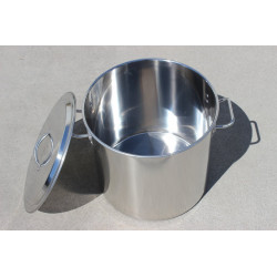 E-Series Stainless Steel Brew Kettle w/ Domed Lid