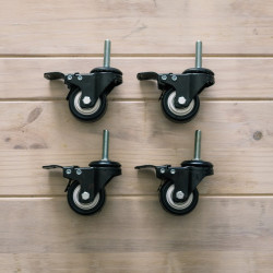 Ss Brewing Technologies Set of 4 Casters with Brake for Chronicals & Brites