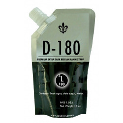 D-180 Premium Extra Dark Belgian Candi Syrup - 1 Lb Bag