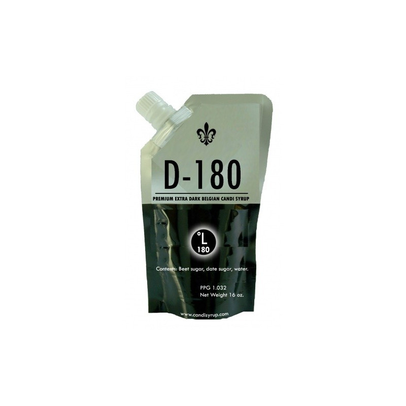D-180 Premium Extra Dark Belgian Candi Syrup - 1 Lb Bag
