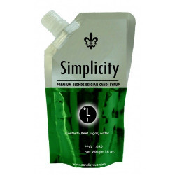 Simplicity (Clear) Premium Blonde Belgian Candi Syrup - 1 Lb Bag