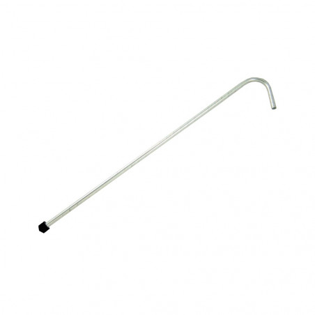 Krome Curved Stainless Racking Cane with Tip - (3/8” OD x 24”)