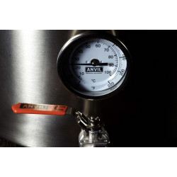 Anvil Brewing Equipment Brew Kettle Weldless Thermometer with 2.5" Long Stem