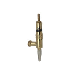Stout / Ale Faucet- Plated Brass Material, Gold Plated