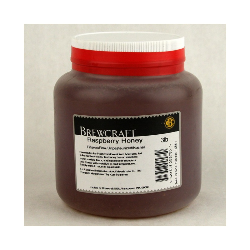 Raspberry Honey - Filtered / Raw / Unpasteurized