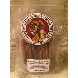 Hungry Hound Peanut Butter with Bacon & Maple Beer Grain Dog Bones 12-Pack