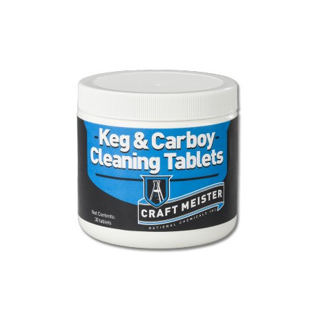 Craft Meister Keg & Carboy Cleaning Tablets 30 ct