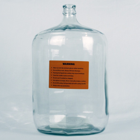 Glass Carboy, Small Mouth, 6 1 / 2 Gallon