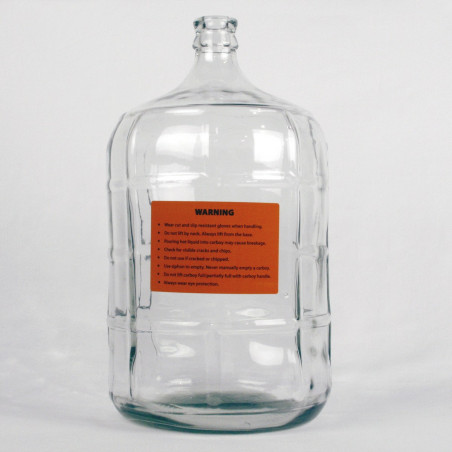 Glass Carboy, Small Mouth, 5 Gallon